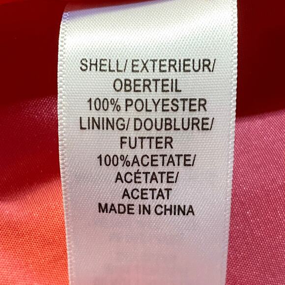 Strapless Waterfall Dress Sz 8 Coral Mermaid Gown Fairycore Coquette Hi-Low Prom - Picture 10 of 14